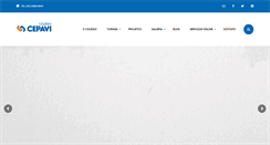 Desktop Screenshot of colegiocepavi.com.br